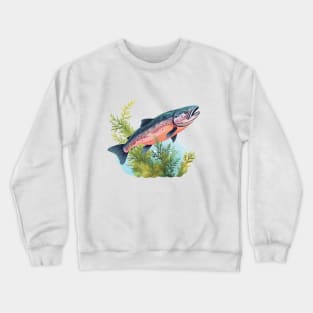 Pacific Northwest Salmon Crewneck Sweatshirt